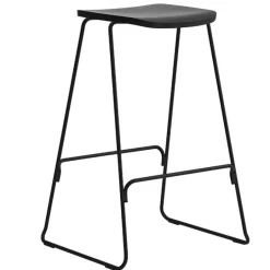 Normann Copenhagen Just Barstool 75 cm, without back rest, black