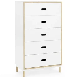 Normann Copenhagen Kabino dresser with 5 drawers, white