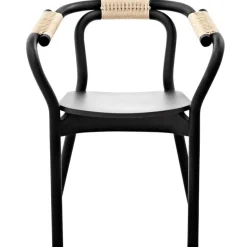 Normann Copenhagen Knot chair, black - natural