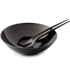 Normann Copenhagen Krenit salad set, black