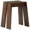 Normann Copenhagen Let stool, brown stained ash