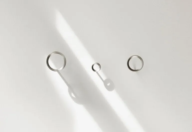 Normann Copenhagen Loop hook, large, brushed zinc