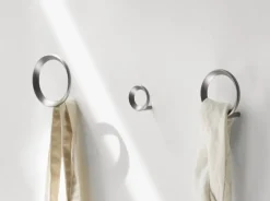 Normann Copenhagen Loop hook, medium, brushed zinc