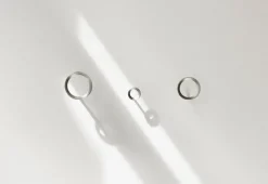 Normann Copenhagen Loop hook, medium, brushed zinc