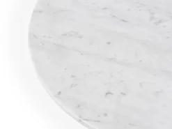 Normann Copenhagen Lunar coffee table, 70 cm, aluminium - white marble