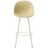 Normann Copenhagen Mat bar chair, 75 cm, cream steel - hemp