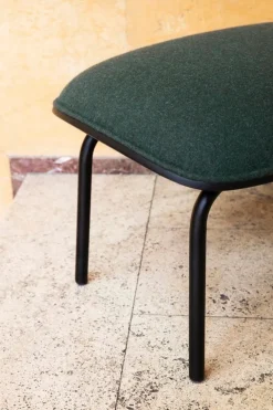 Normann Copenhagen Pad footstool, black steel - black - Synergy LDS 41