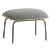 Normann Copenhagen Pad footstool, grey steel - oak - Synergy LDS 16