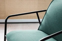 Normann Copenhagen Pad lounge chair low, black steel - black - Synergy LDS 41