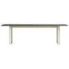Normann Copenhagen Panel table, 90 x 250 cm, cream - dark brown