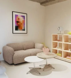 Normann Copenhagen Plank bookcase, high, UV lacquered pine