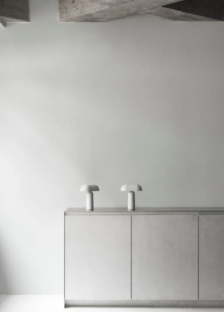 Normann Copenhagen Porta portable table lamp, white