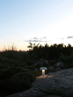 Normann Copenhagen Porta portable table lamp, grey