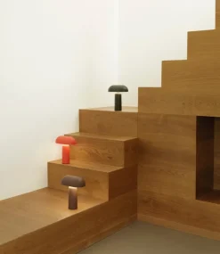 Normann Copenhagen Porta portable table lamp, red