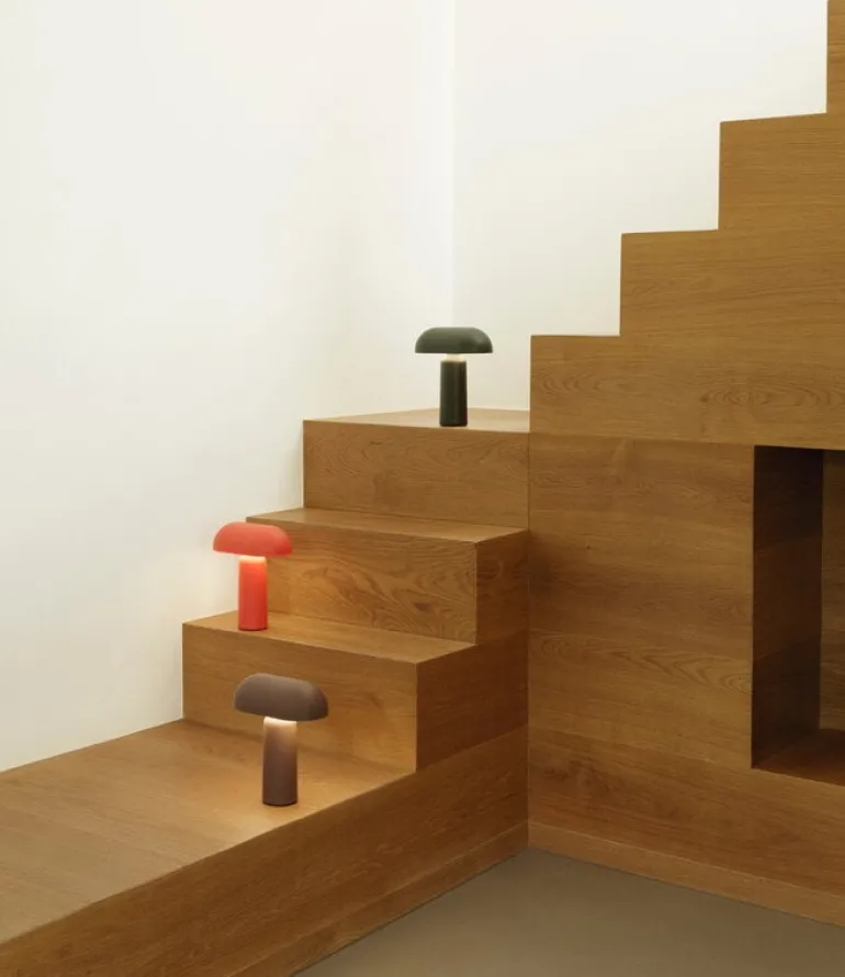 Normann Copenhagen Porta portable table lamp, red