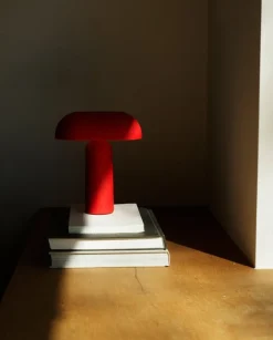 Normann Copenhagen Porta portable table lamp, red