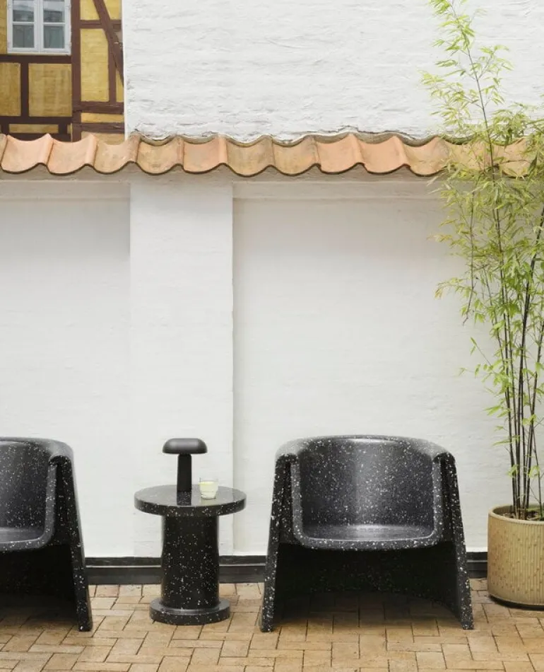 Normann Copenhagen Porta portable table lamp, black