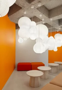 Normann Copenhagen Puff Bubble lamp shade, white