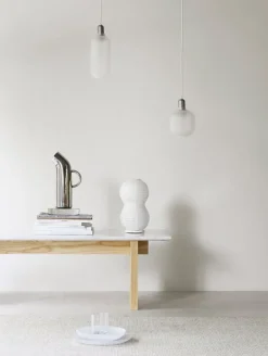 Normann Copenhagen Puff Twist table lamp, white