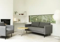 Normann Copenhagen Rar 2-seater sofa, Re-born dark grey