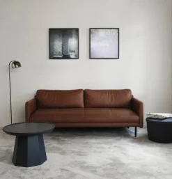 Normann Copenhagen Rar 2-seater sofa, cognac Omaha leather