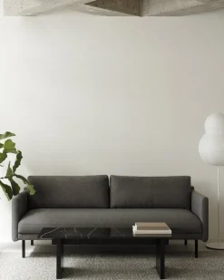 Normann Copenhagen Rar sofa, 3-seater, Re-born dark grey
