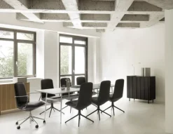 Normann Copenhagen Rib cabinet, 98,5 cm, soft black