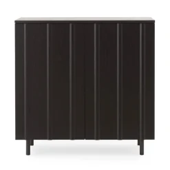 Normann Copenhagen Rib cabinet, 98,5 cm, soft black