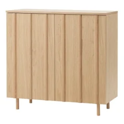 Normann Copenhagen Rib cabinet, 98,5 cm, oak