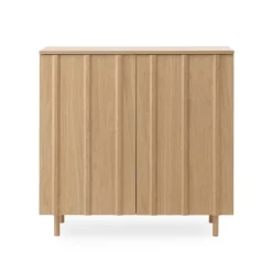Normann Copenhagen Rib cabinet, 98,5 cm, oak