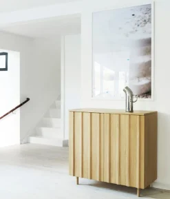 Normann Copenhagen Rib cabinet, 98,5 cm, oak