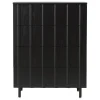 Normann Copenhagen Rib dresser with 4 drawers, soft black