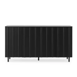 Normann Copenhagen Rib sideboard, 159 cm, soft black