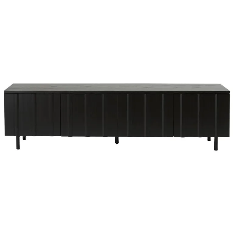 Normann Copenhagen Rib sideboard, low, 175 cm, soft black