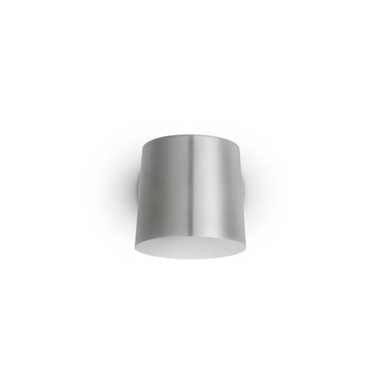 Normann Copenhagen Rise wall lamp, hardwired, stainless steel