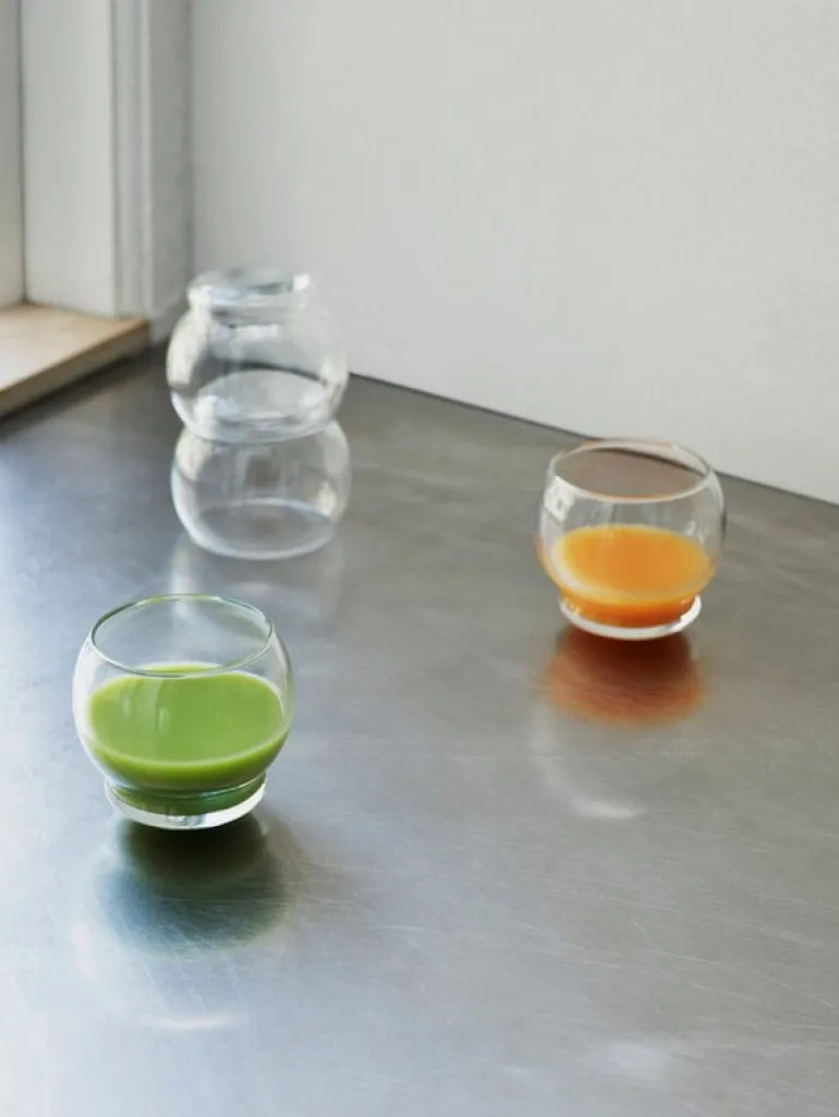 Normann Copenhagen Rocking glasses, 4 pcs