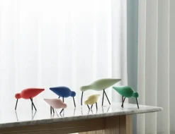 Normann Copenhagen Shorebird, medium, green - black
