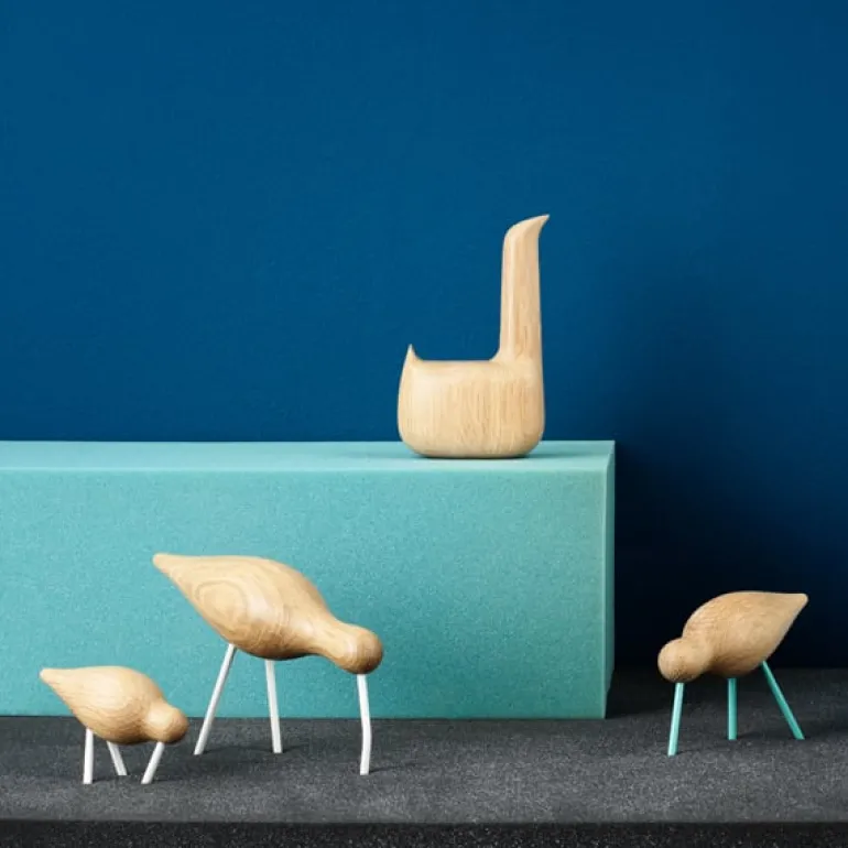 Normann Copenhagen Shorebird, large, black legs