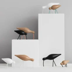 Normann Copenhagen Shorebird, small, white