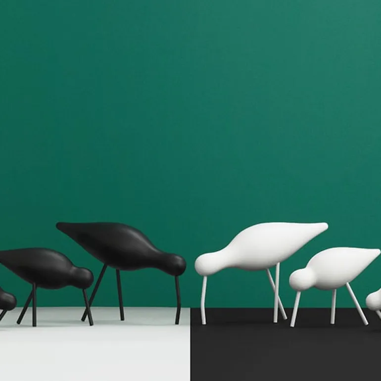 Normann Copenhagen Shorebird, large, white