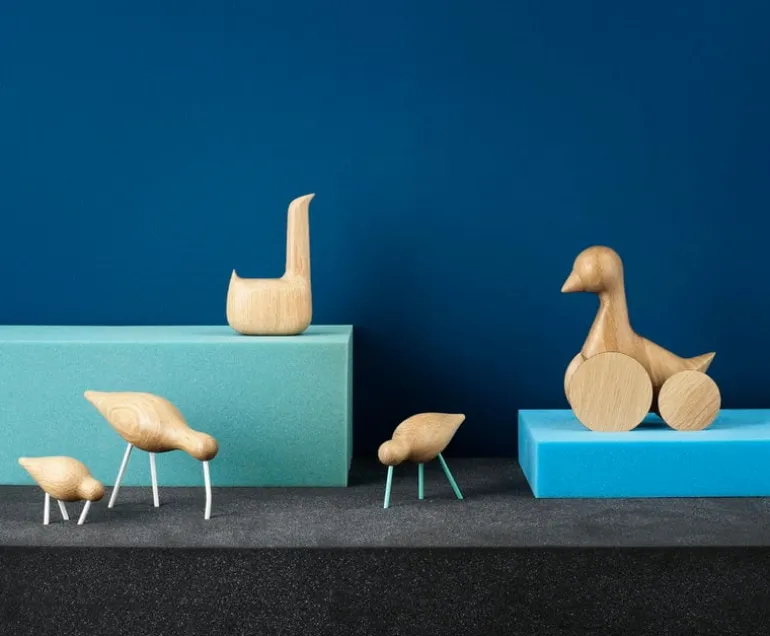 Normann Copenhagen Shorebird, small, white legs