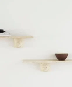 Normann Copenhagen Sten shelf, 120 cm, travertine
