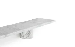 Normann Copenhagen Sten shelf, 120 cm, white marble