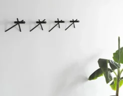 Normann Copenhagen Sticks hooks 2 pcs, black