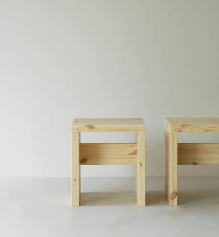 Normann Copenhagen Stretch stool, 40 cm, UV-lacquered pine