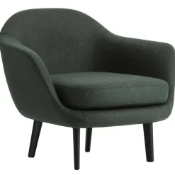 Normann Copenhagen Sum armchair, Synergy - black legs
