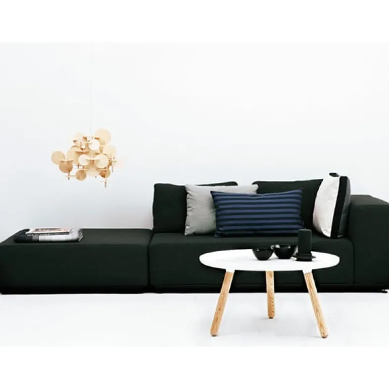 Normann Copenhagen Tablo table small, glossy white