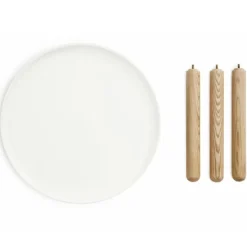Normann Copenhagen Tablo table small, glossy white