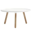 Normann Copenhagen Tablo table large, glossy white
