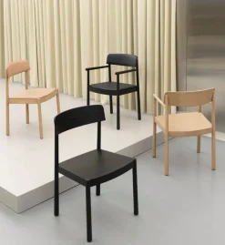 Normann Copenhagen Timb armchair, black - Ultra leather black